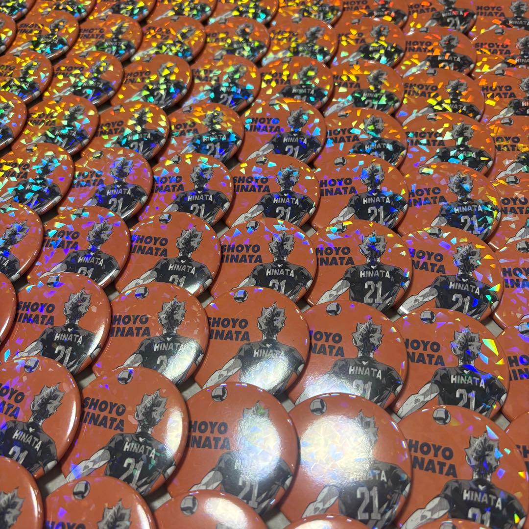 ハイキュー オールスター ホログラム 缶バッジ 日向 日向翔陽