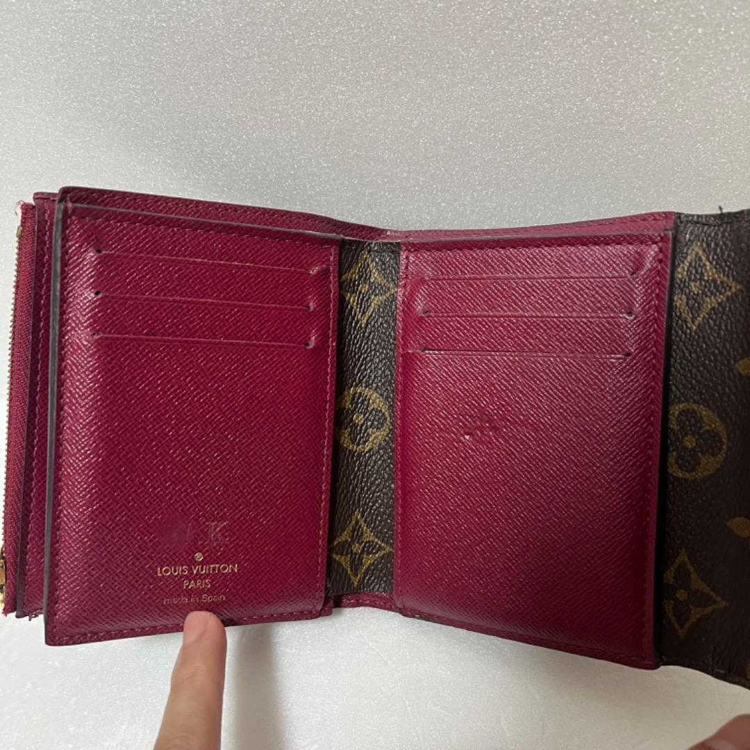 ルイヴィトン　モノグラム　財布　フューシャ　アリアンヌ　M62036