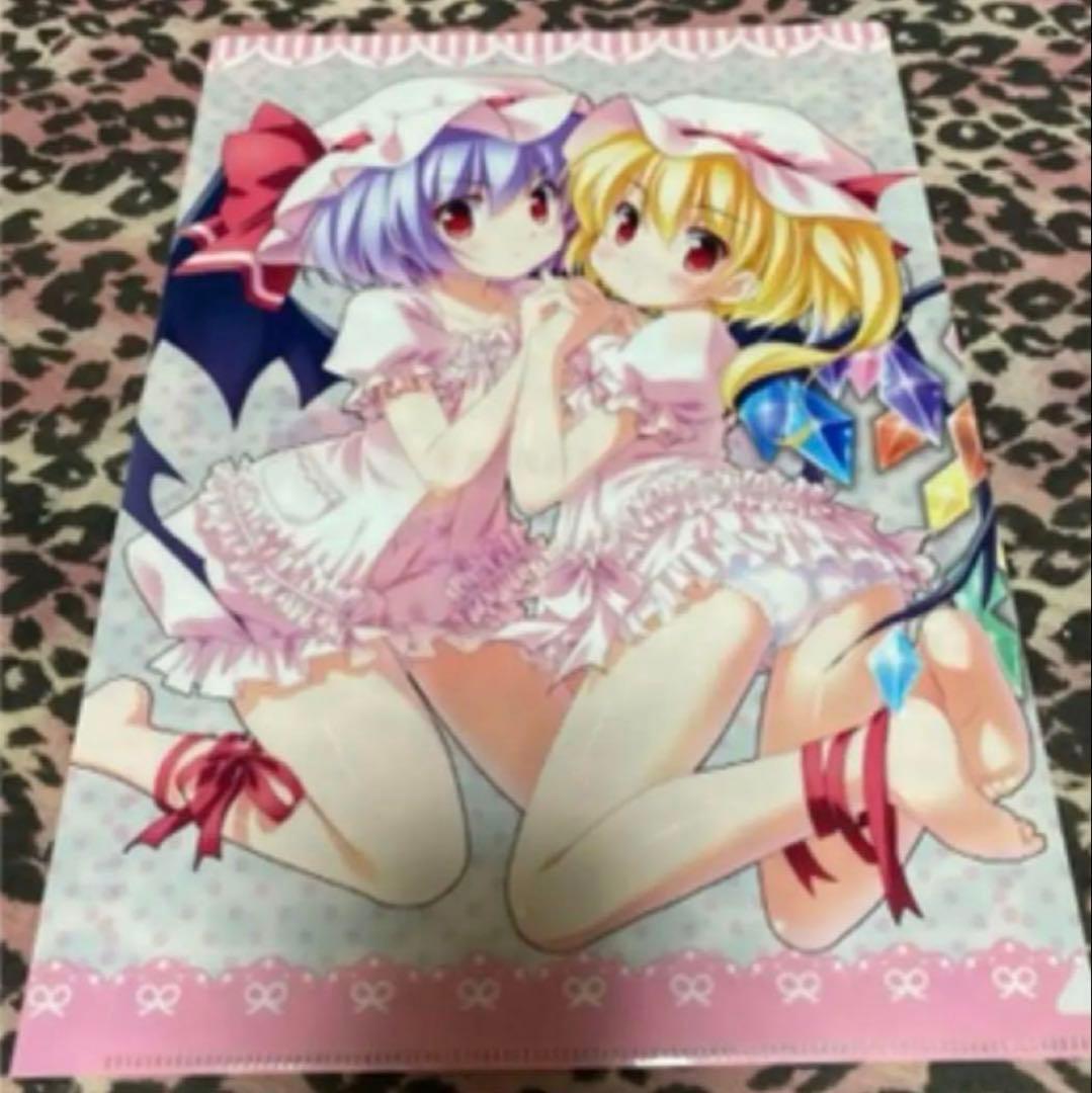 東方project レミリア　フラン　パジャマ　クリアファイル　QA00