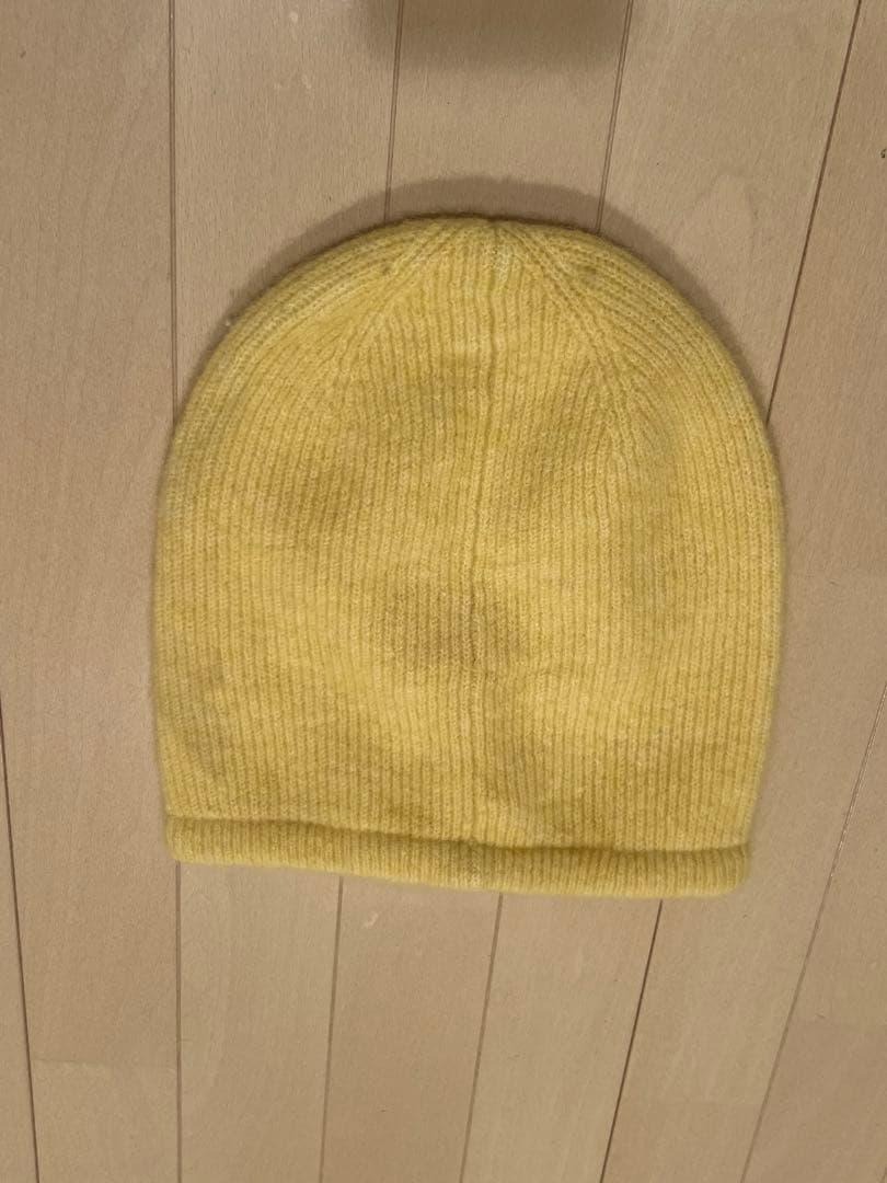 最終価格　rosarymoon ビーニー　イエロー　新品タグ付き
