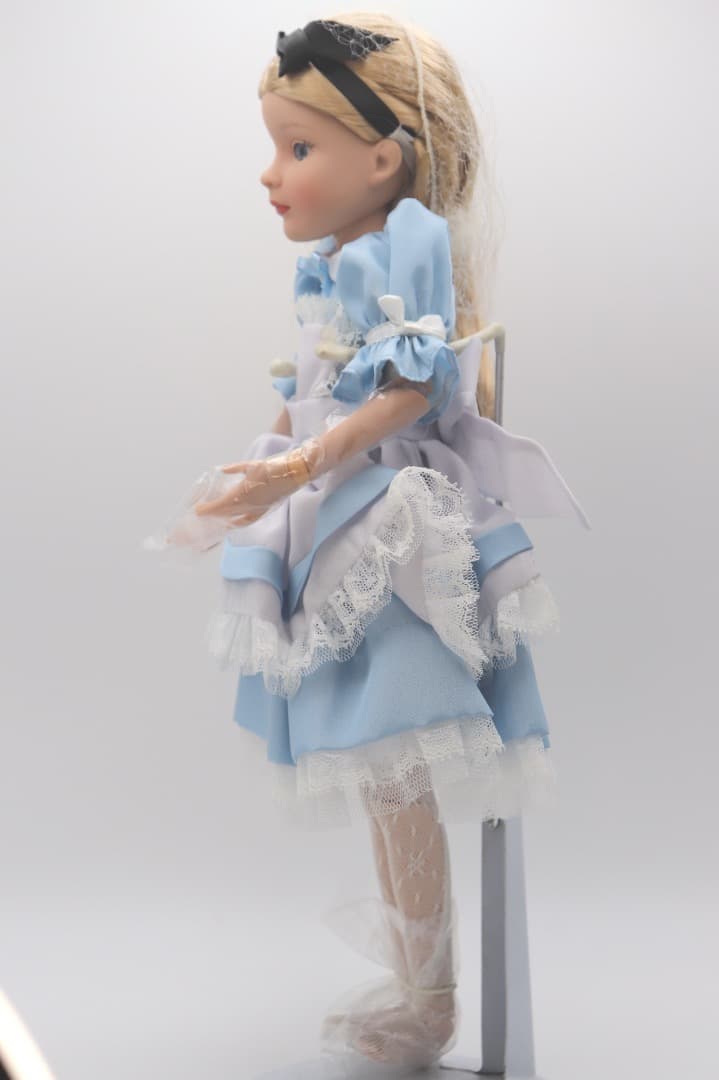 Curiouser ang Curiouser 青と白のドレス EFANBEE