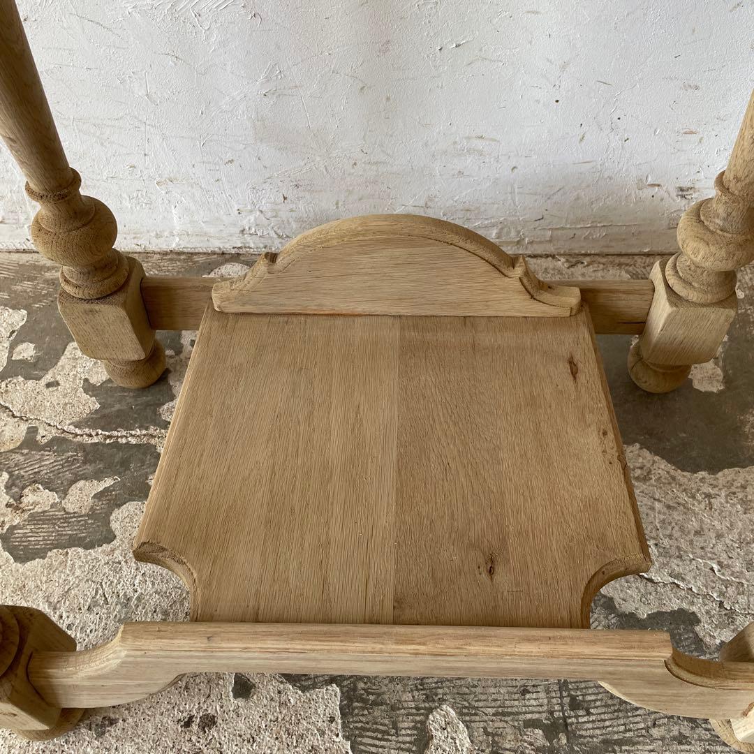 ビンテージ ドロワーサイドテーブル ドロワーハイテーブル　化粧台　剥離