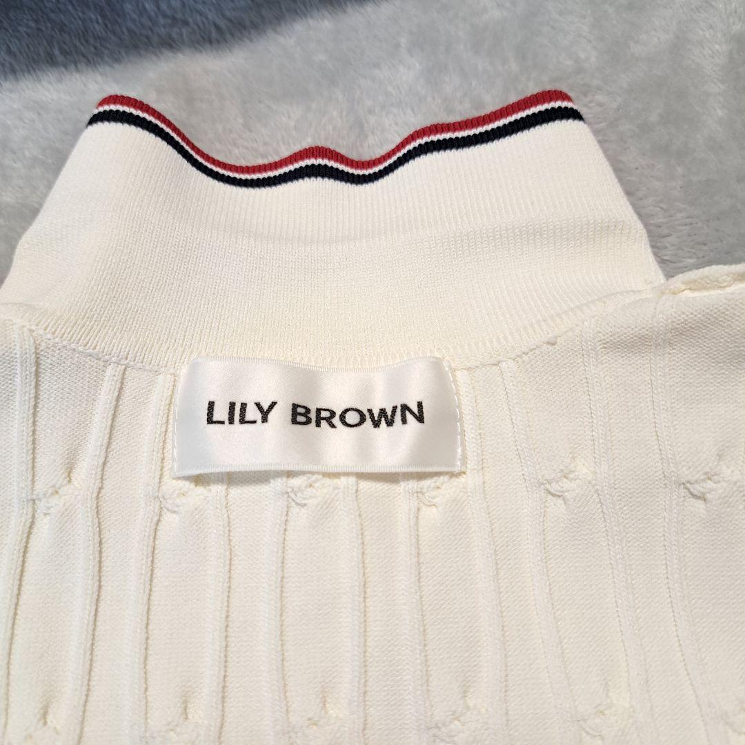 リリーブラウン 【極美品】サングラスLily Bear ポロニットプルオーバー