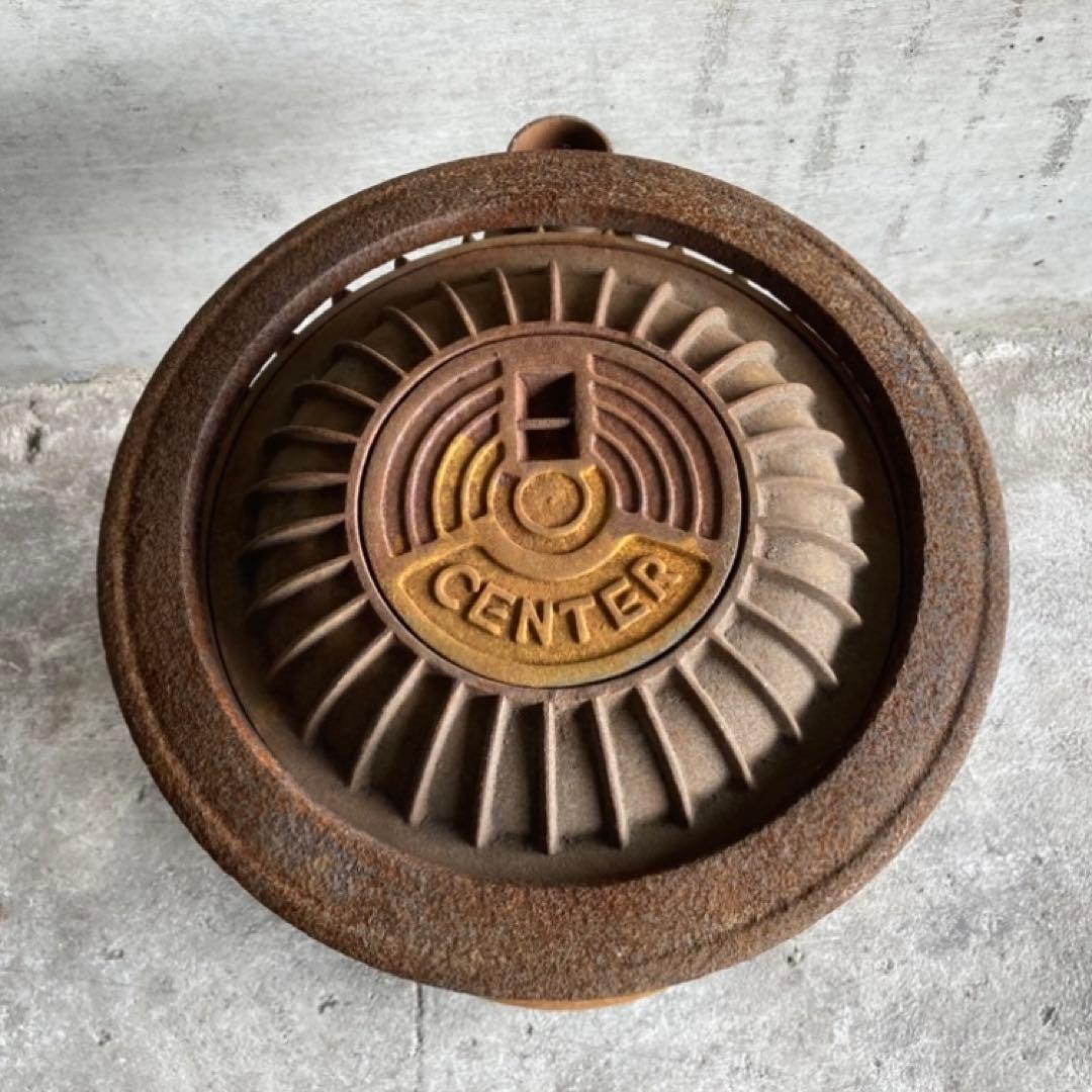 CENTER 薪ストーブ ダルマ 鋳物 鉄製 シャビー レトロ ヴィンテージ