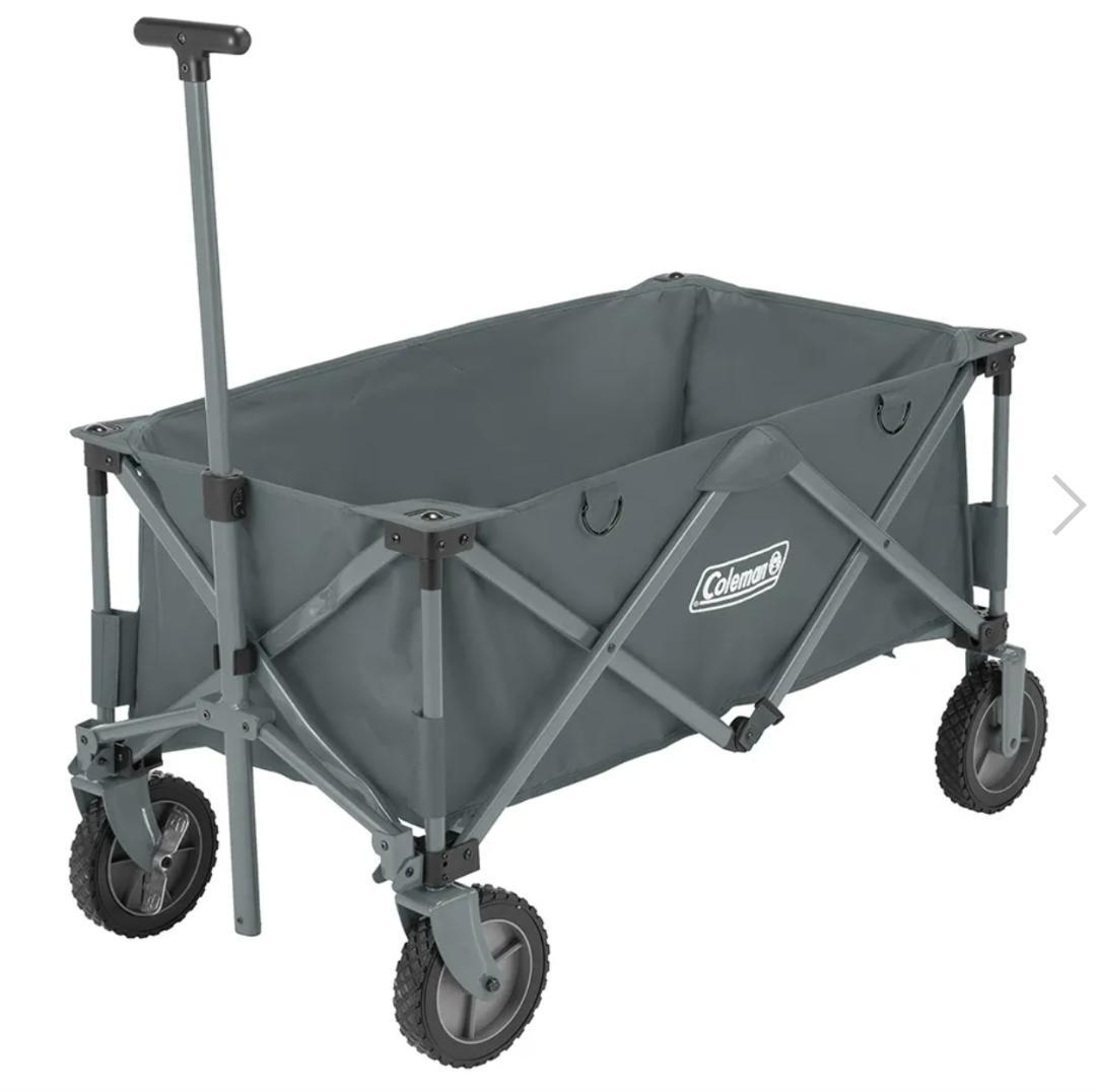コールマン アウトドアワゴン キャリーカート グレー カート 一回使用のみ