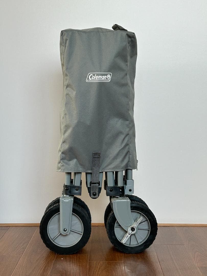 コールマン アウトドアワゴン キャリーカート グレー カート 一回使用のみ