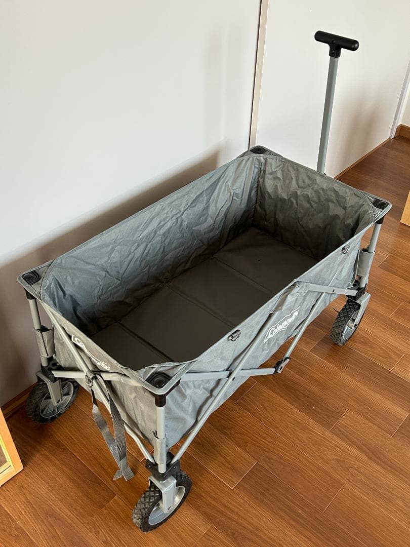 コールマン アウトドアワゴン キャリーカート グレー カート 一回使用のみ