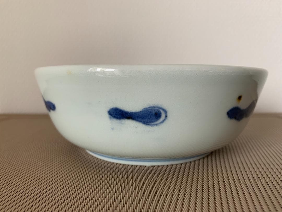 ✨SALE✨染付中鉢３種　幕末～明治期　レトロ　アンティーク　時代骨董