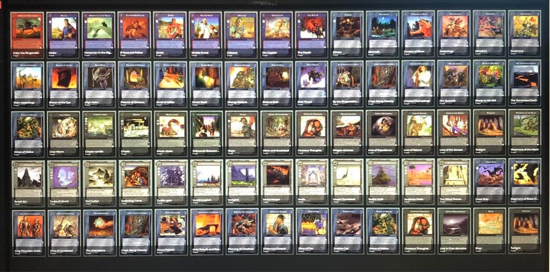 ミドルアース　カード　チャレンジデッキJ ccg 指輪物語　希少