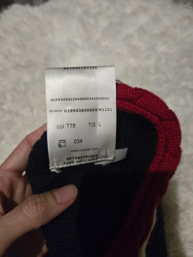 モンクレール ニットキャップ