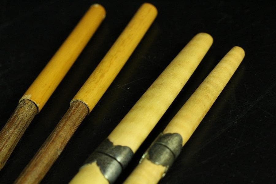 木地 彩色波絵舟硯 小物揃 菊絵 板文庫(K-XA943)