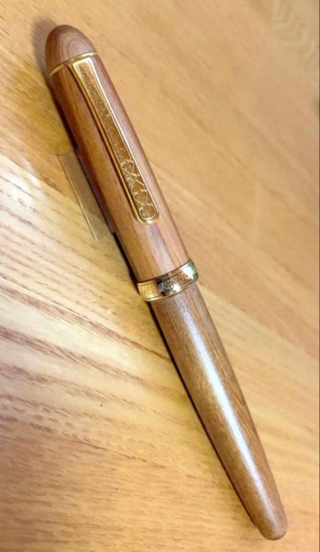 プラチナ万年筆 PTB-50000YN #3776屋久杉 中字 木製 中古