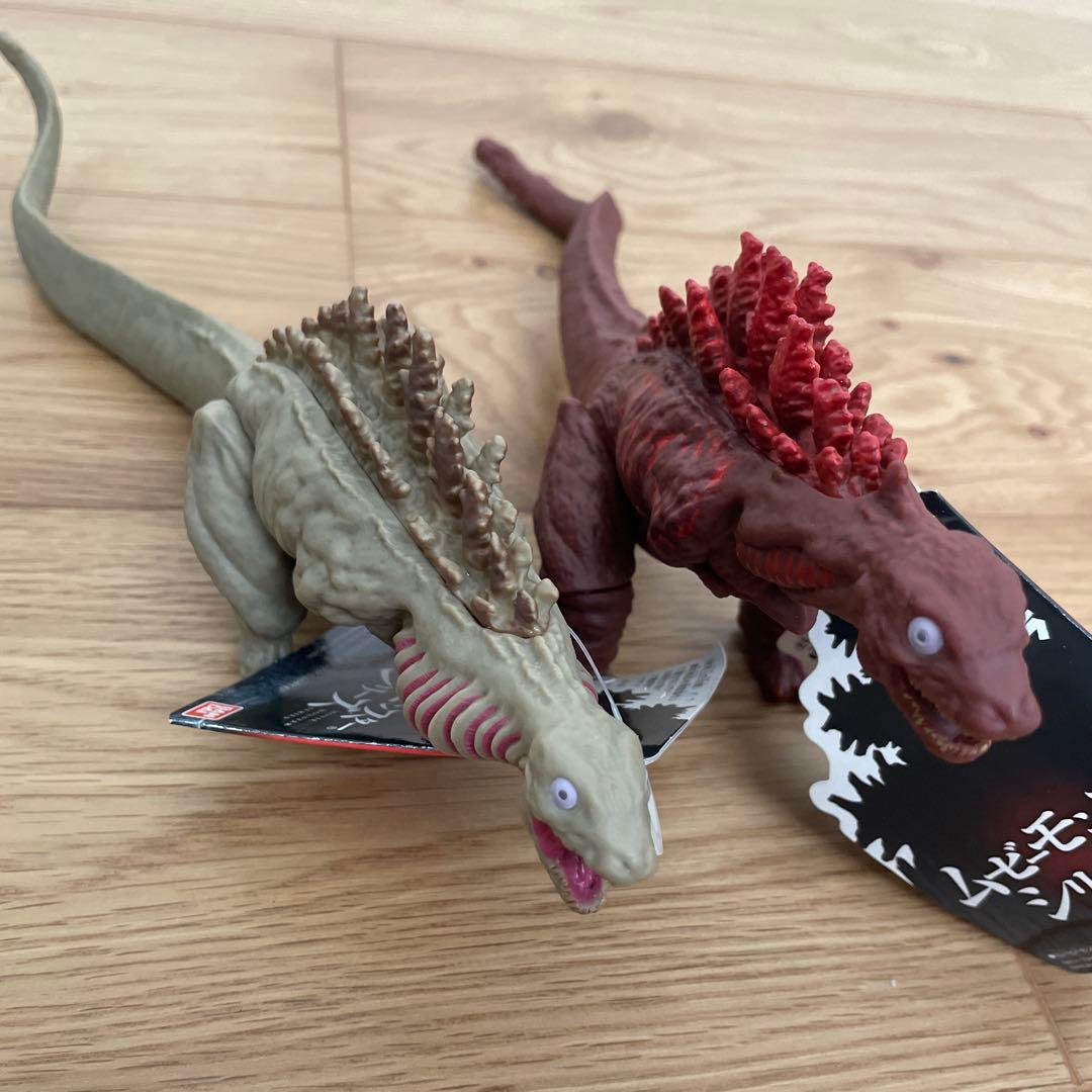 【タグ付】ゴジラ2016 「第二形態 第三形態』2点セット シンゴジラ ソフビ