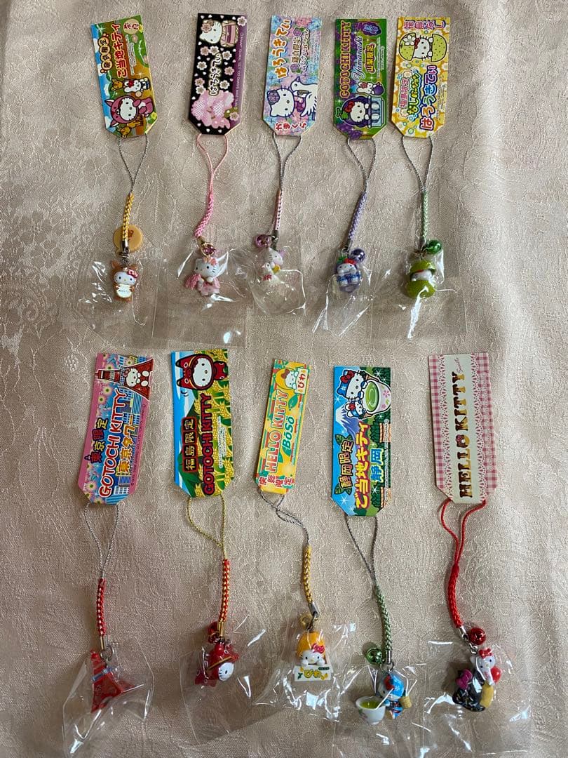 ご当地キティ その他 キティ根付け59点