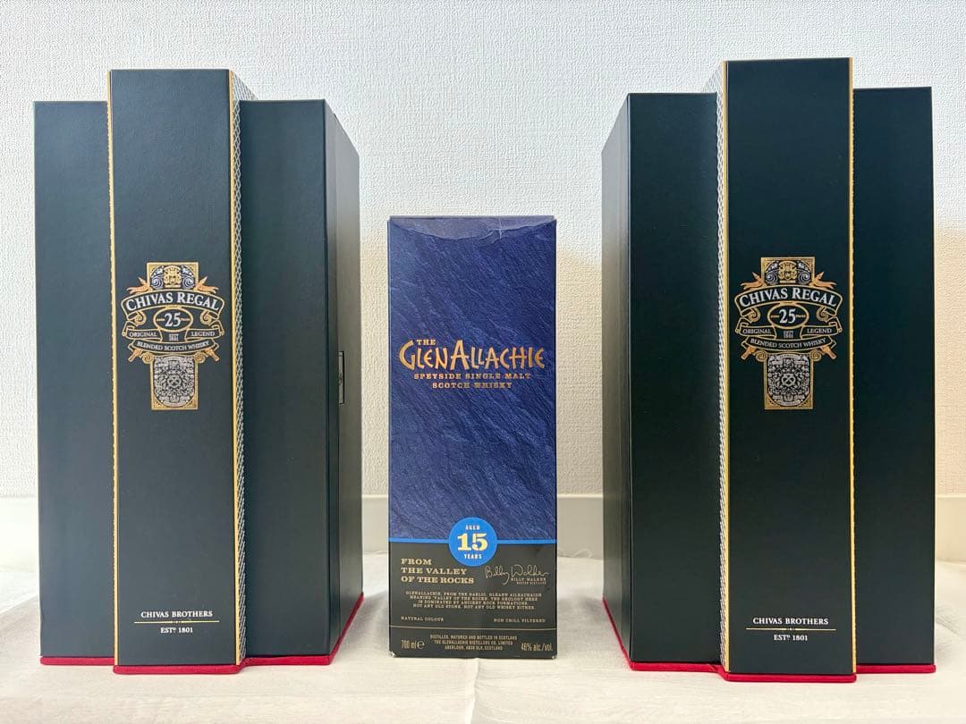 Chivas Regal シーバスリーガル　25年 グレンアラヒー15年