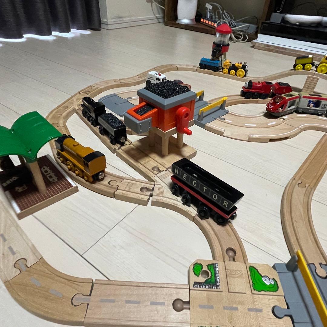 【確認用写真】ラーニングカーブ きかんしゃトーマス 木製レール