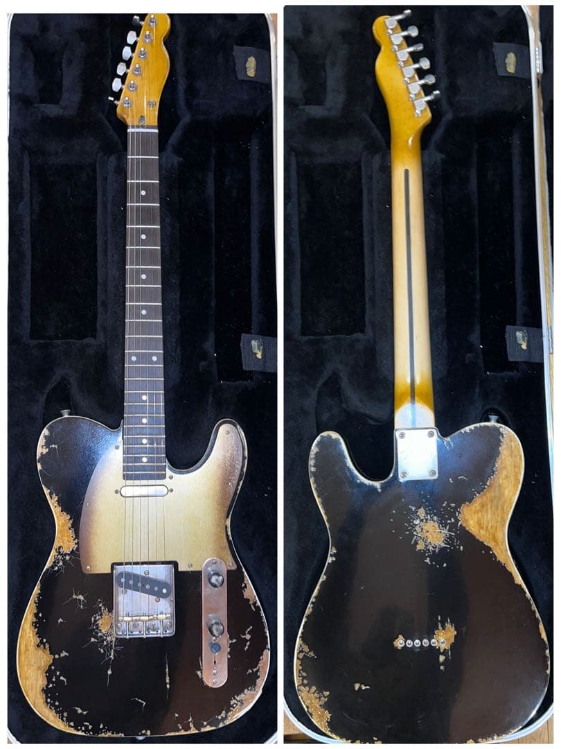 ハードレリックテレキャスタータイプ/ダブルバインディング/アルニコPU