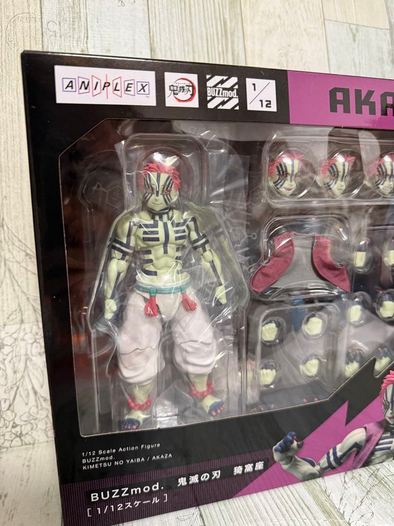 鬼滅の刃　BUZZmod. 煉獄杏寿郎　猗窩座　2体セット　無限列車　フィギュア