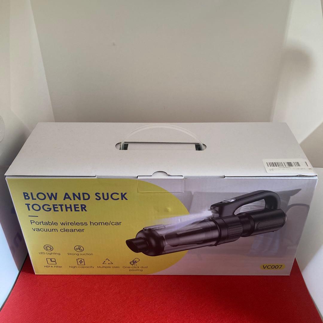 新品　VC007 ワイヤレス掃除機 吸引・吹き飛ばし機能