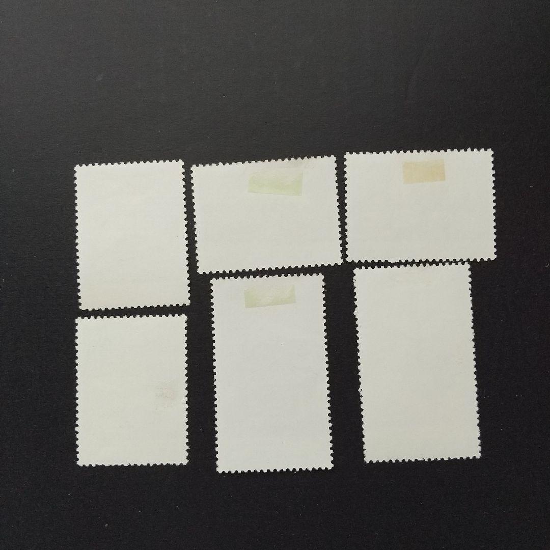 中国切手　編１−６現代京劇≪智取威虎山≫６種完　未使用　１９７０年≫