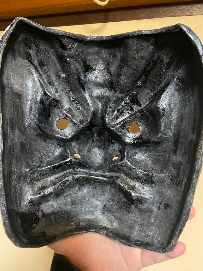 神楽面　手力男命　たぢからおのみこと　No.38