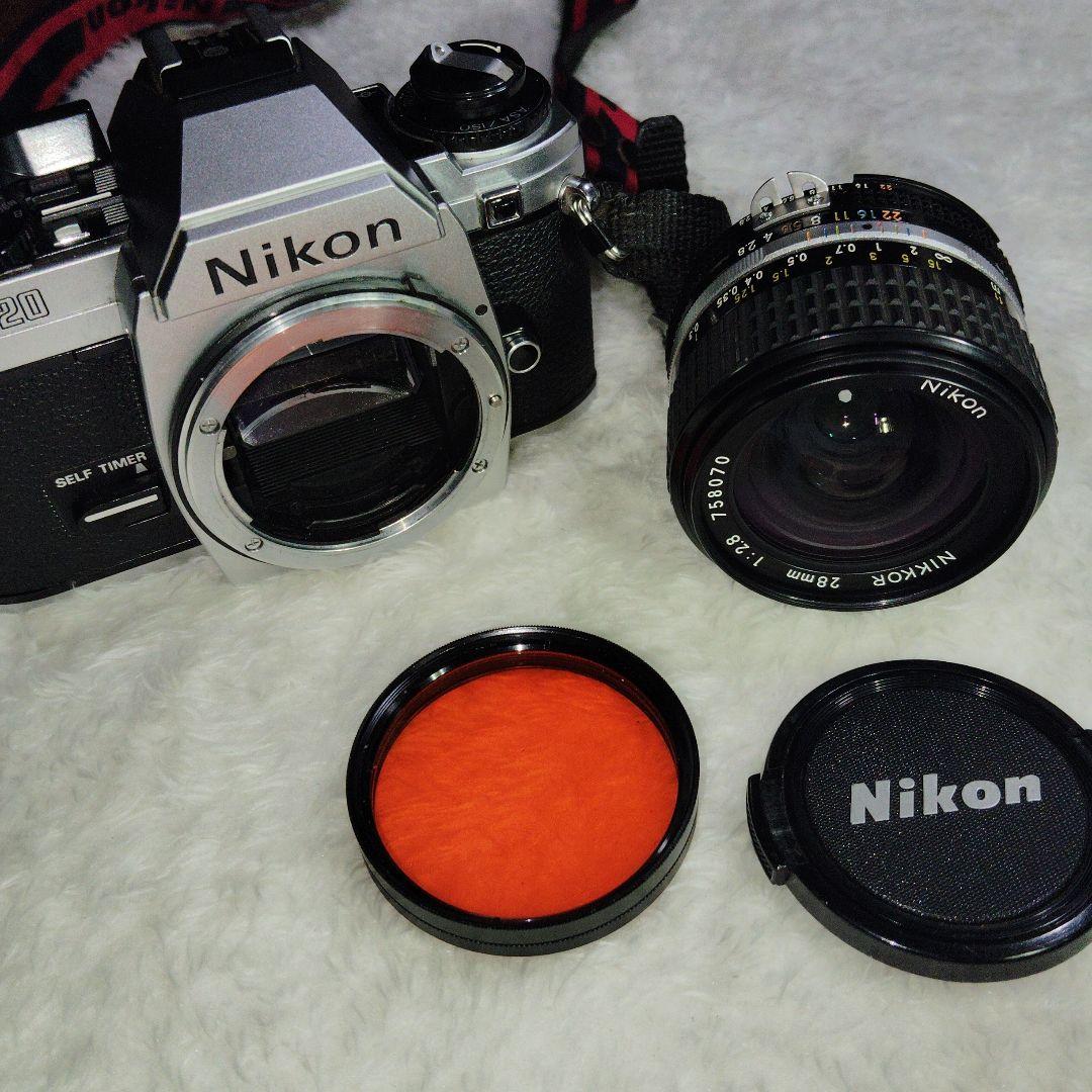 Nikon FG-20 一眼レフカメラ nikkor 28mm 1 2.8