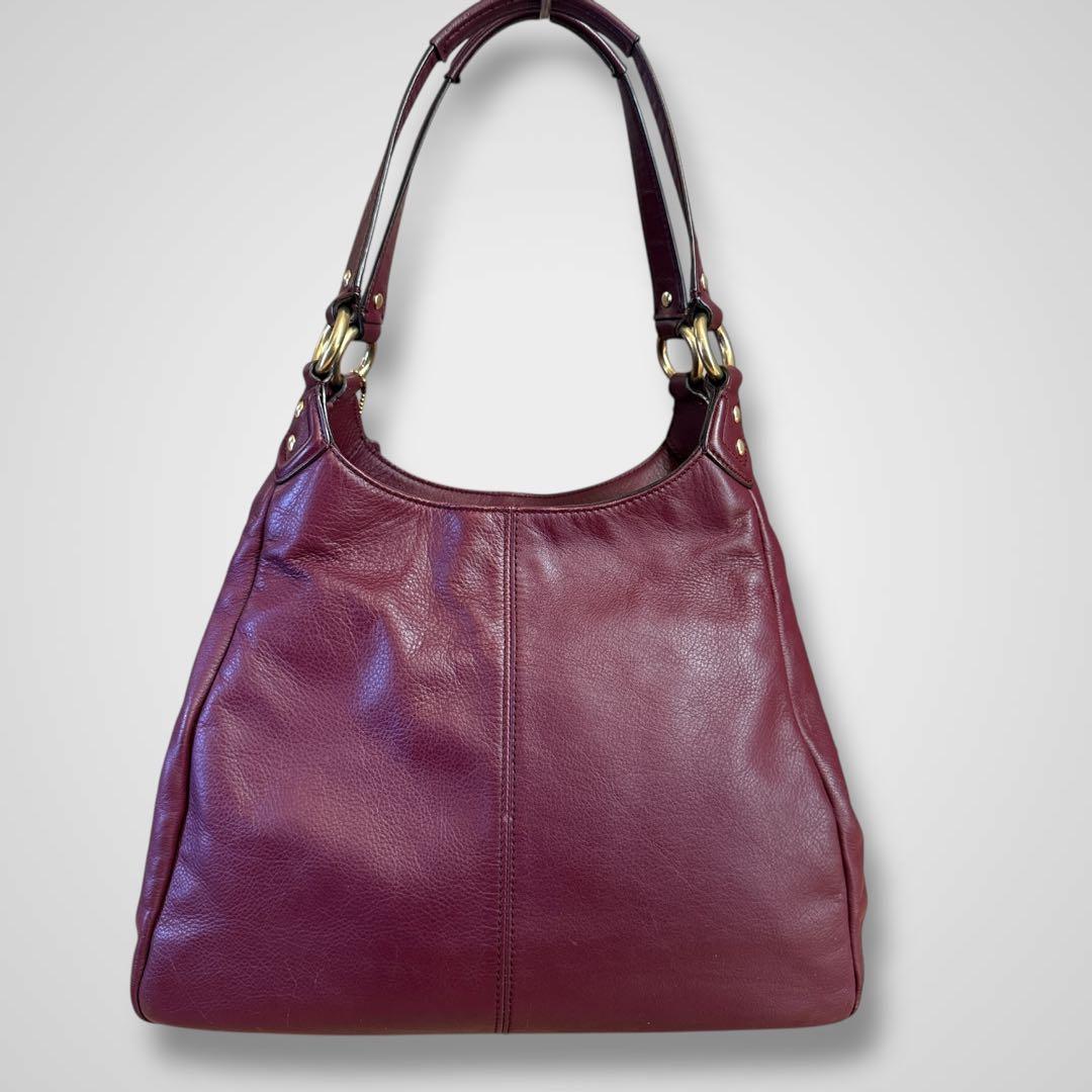 バッグ COACH SOHO leather bag Satchel Burgundy