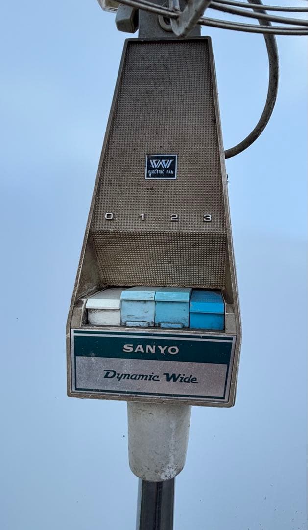 希少なSANYOサンヨー大型扇風機dynamic wide ダイナミックワイド