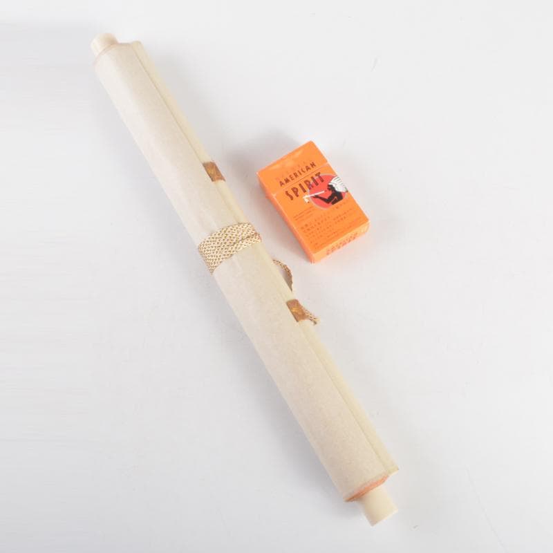 掛軸　千利休筆　『妙』　工芸印刷　講談社発行　共箱　N　4946A