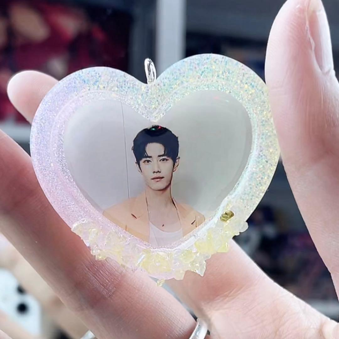 肖戦 ゴージャスなキラキラ 星&ハート　レジンキーホルダー14点セット❣️確認用