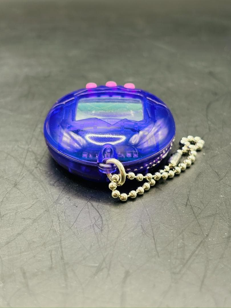 【希少品】海で発見！！たまごっち クリアパープル