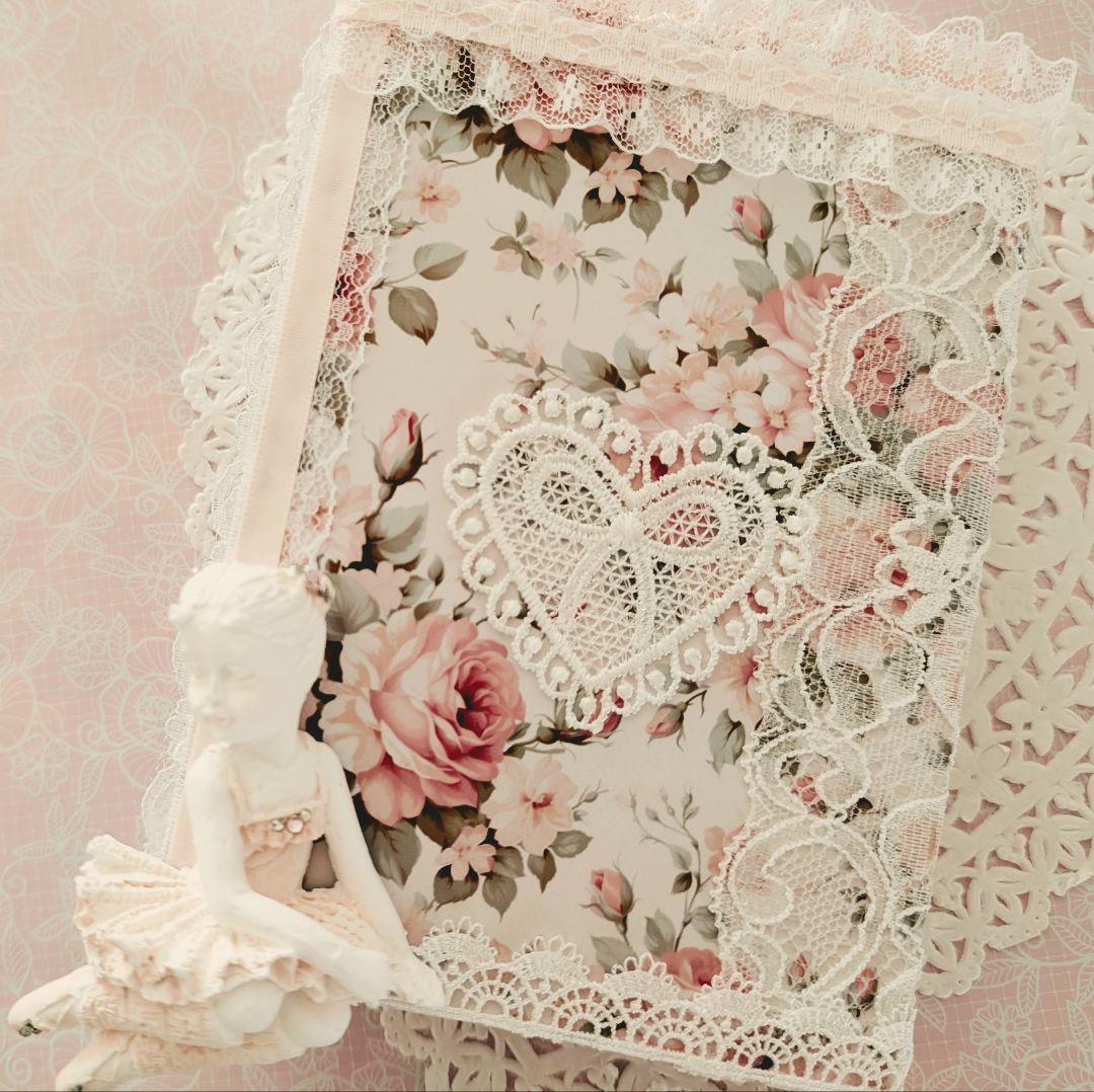 薔薇とレースのロマンチックスィートジャンクジャーナル*Charming*