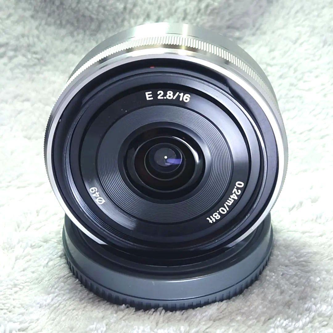 ♥SONY パンケーキレンズSEL16F28とワイドコンバーターVCL-ECU2