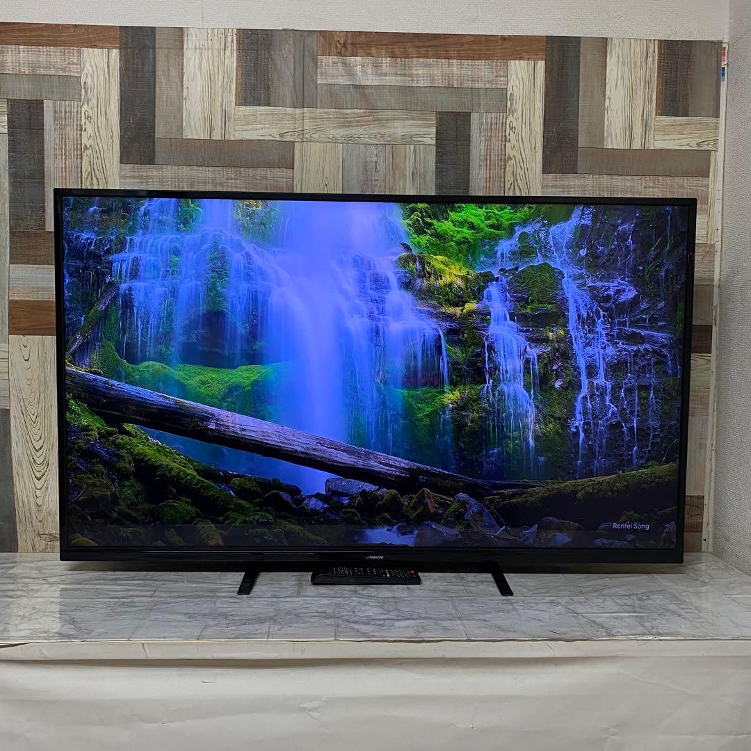 即日受渡❣️全国送料込マクスゼン55型4K液晶テレビWチューナーゲームモード搭載