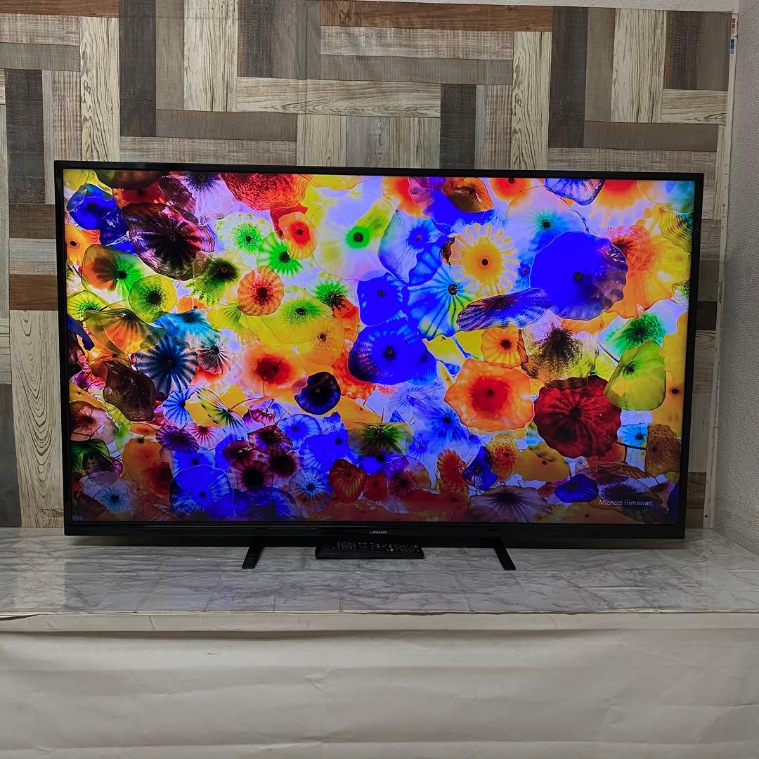 即日受渡❣️全国送料込マクスゼン55型4K液晶テレビWチューナーゲームモード搭載
