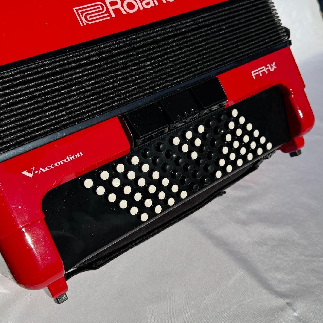 ローランド Vアコーディオン FR-1x 赤　美品！