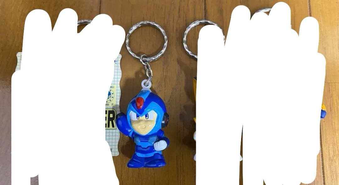 ロックマンソフトキーホルダー　4種セット　コブン フォルテ エックス