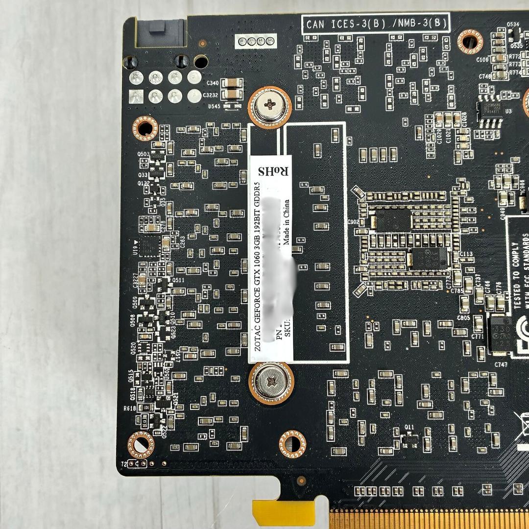 ★美品★ ZOTAC GTX1060 3GB GDDR5