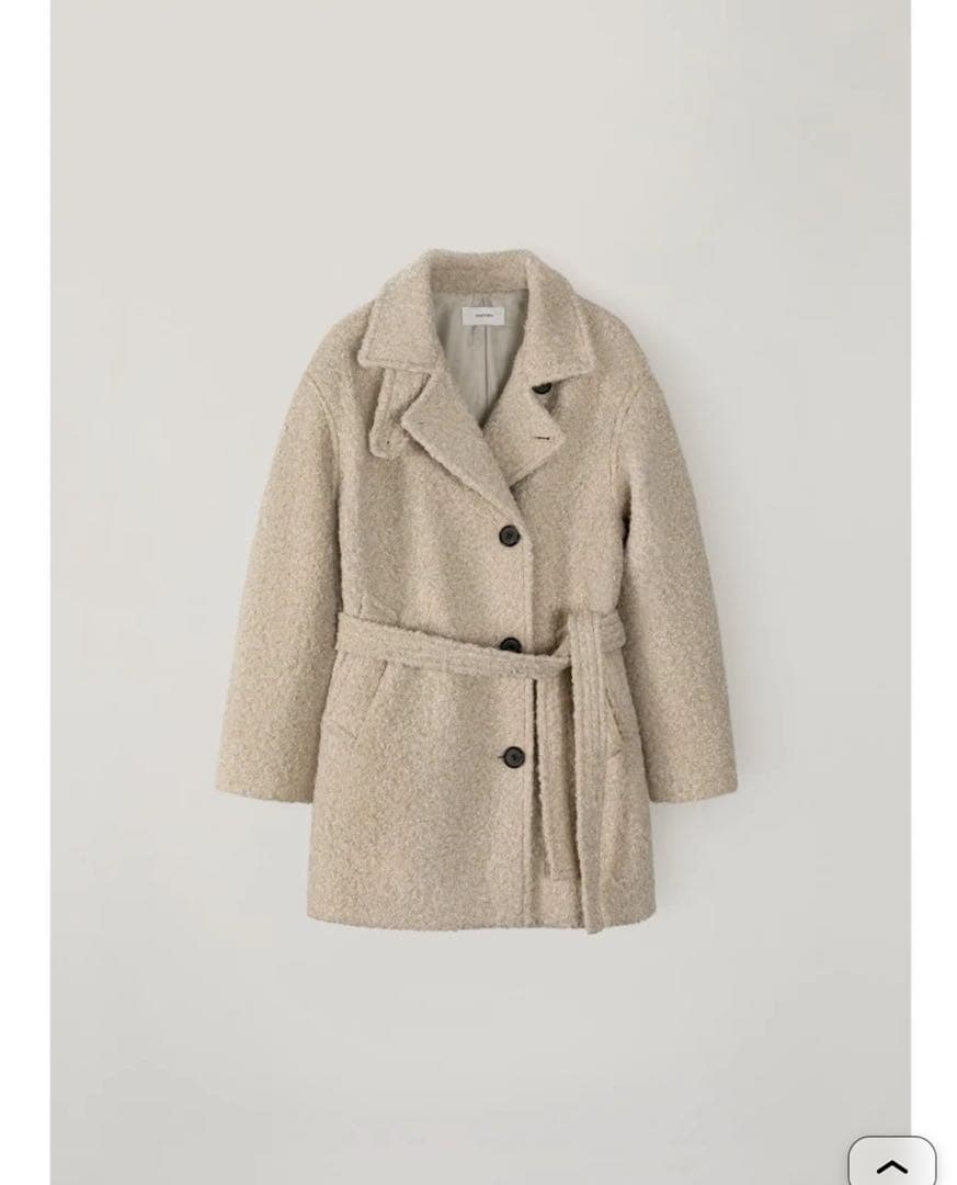 ジャケット・アウター OHOTORO Boucle 2way Half Coat