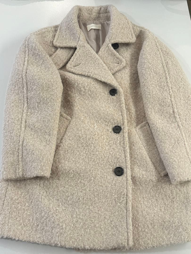 ジャケット・アウター OHOTORO Boucle 2way Half Coat