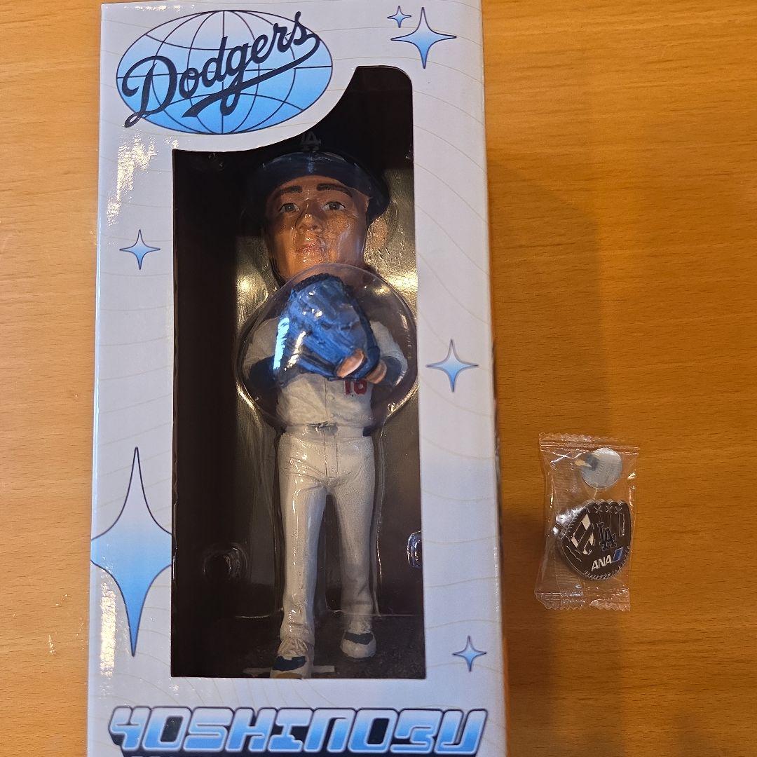 はーちゃん専用7/2 ドジャース 山本由伸 ボブルヘッド バッジ付き
