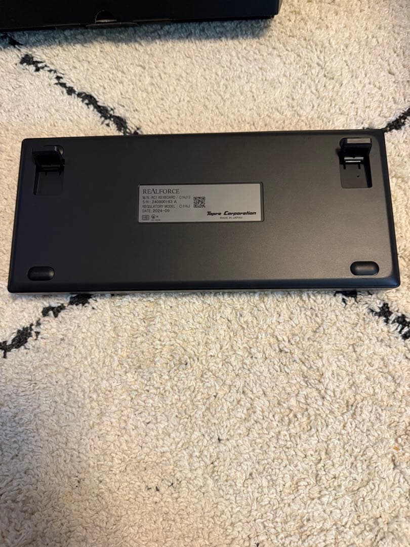 REALFORCE RC1 ブラック 日本語配列 キー荷重30g