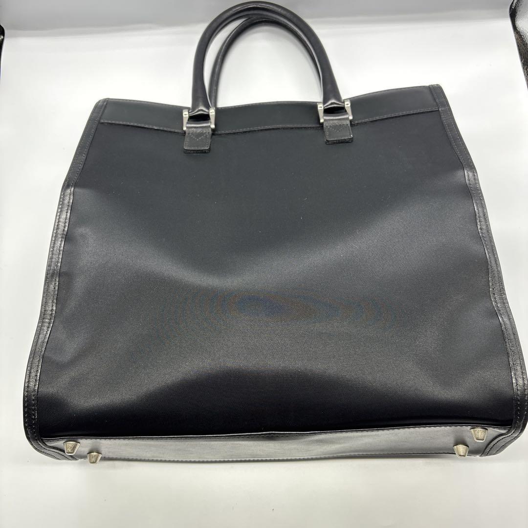 BURBERRY バーバリー トート　ビジネスバッグ ナイロン レザー ブラック
