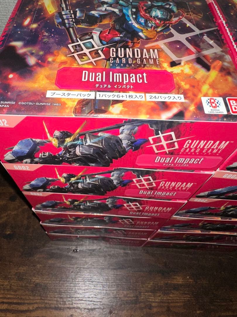 デュアルインパクト 12ボックス(テープ付き)ガンダムカードゲーム　1カートン分
