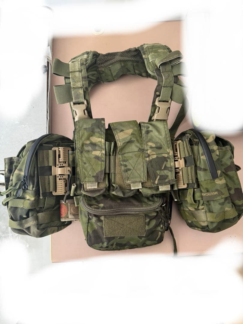 UR-Tactical OPS チェストリグ 各種ポーチ マルチカムトロピック