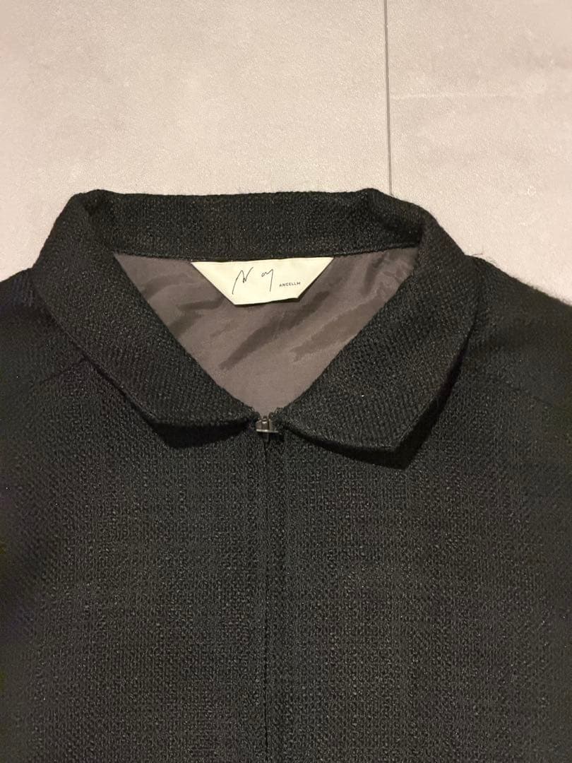 ANCELLM 24AW TWEED ZIP JACKET サイズ2
