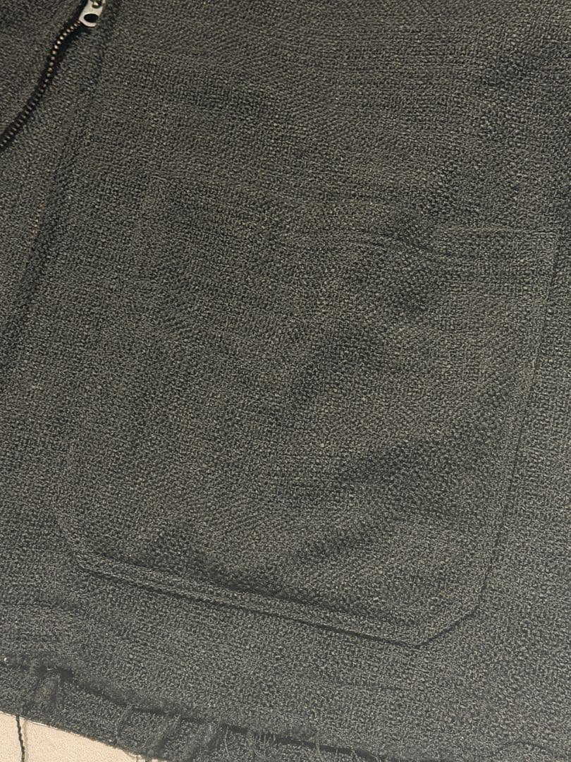 ANCELLM 24AW TWEED ZIP JACKET サイズ2