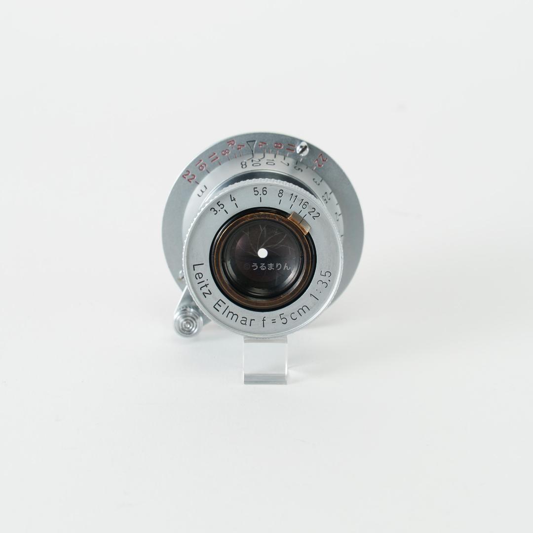 美品！赤エルマー！Red Scale Elmar 50mm オールドレンズ