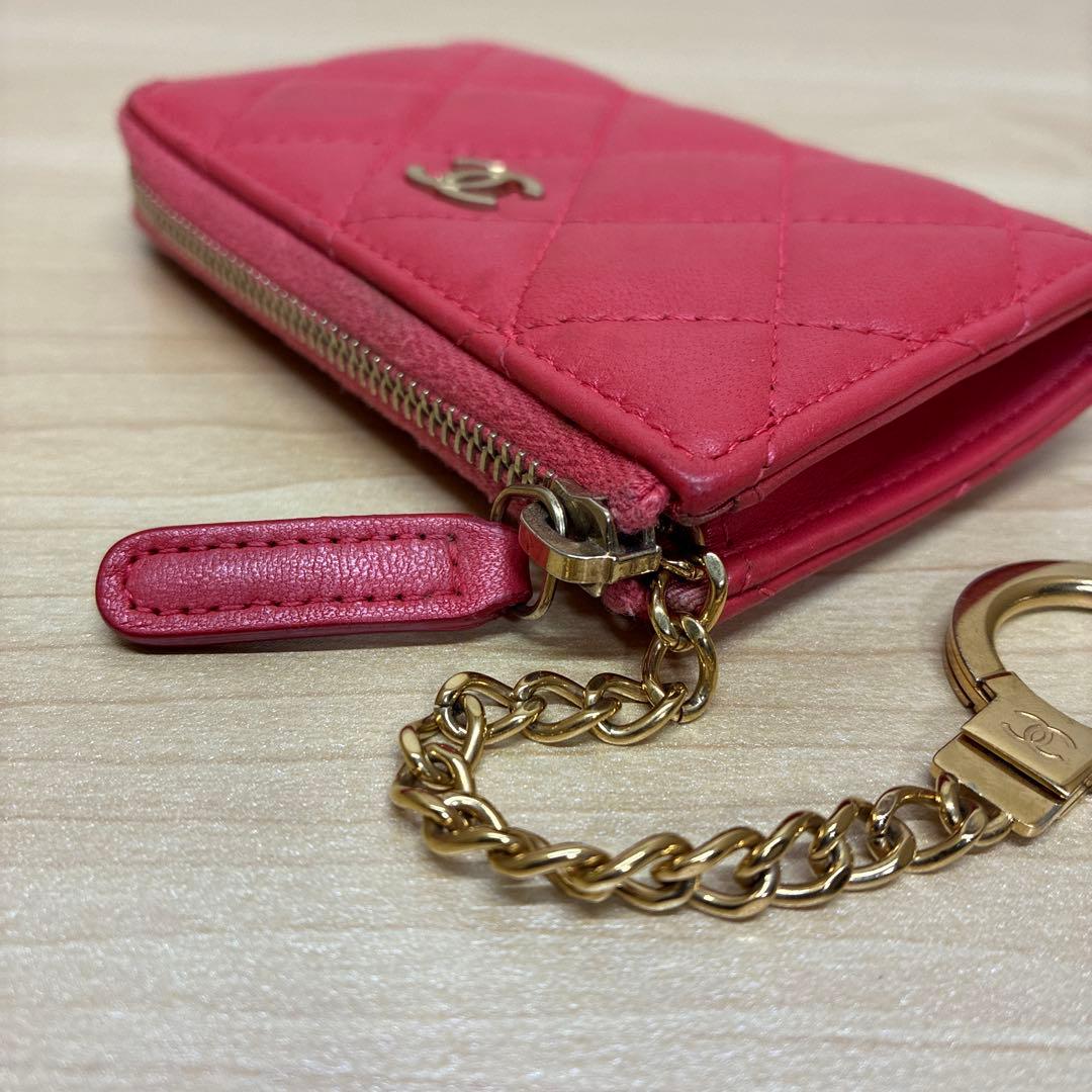 CHANEL シャネル　ケース　カードケース　マトラッセ　ココマーク