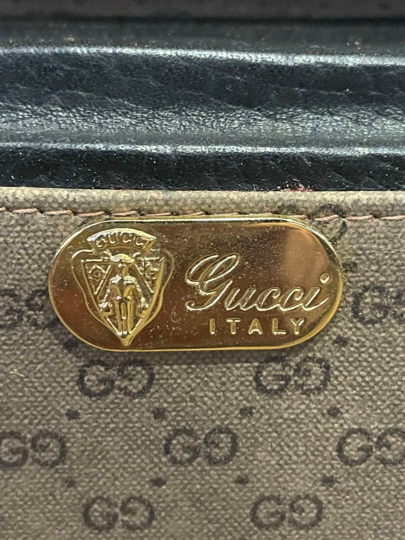 ゆ*み様 GUCCI グッチ レザー アタッシュケース ビジネスバッグ ブリーフ